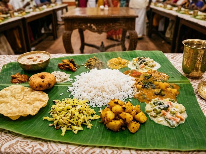 Authentic South Indian Kalyana Elai Saapadu Catering