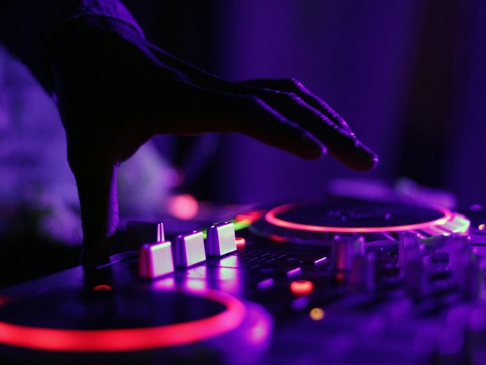 Wedding Reception DJ Console and Live Tamil Orchestra